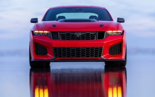 Картинка Форд Мустанг Дарк Хорс СК, 2027, Красные машины, 5K, 8K