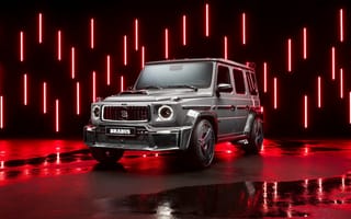 Картинка Brabus 900, Mercedes-AMG G 63, 5K, Светодиодное освещение, Супер спортивный внедорожник, 8K, Красная эстетика