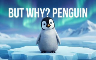 Картинка 5K, Милое искусство, Океан, Милый мультфильм, Ледяная гора, Горы, Мем, Северное сияние