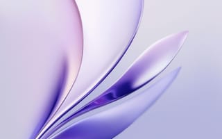 Картинка Гладкий, Фиолетовый абстрактный, Современный, 5K, Лаванда