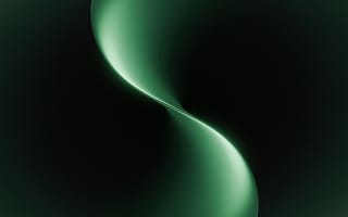 Картинка Темно-зеленый, Градиент, 5K, Темный