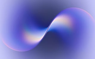 Картинка Бесконечность, Пурпурный абстракт, 5K, Гладкий, Жидкий, Градиент