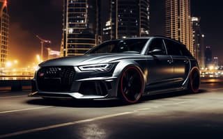Картинка Audi RS 6 Avant, 5K, AI