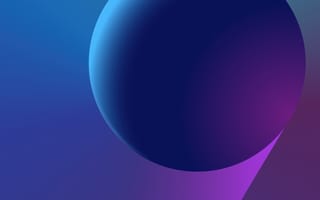 Картинка Сток, Градиентный абстракт, Сфера, Градиент, Фиолетовый градиент, 5K