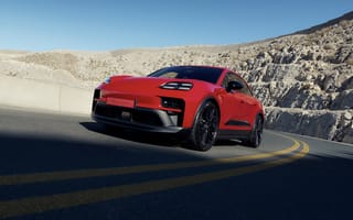 Картинка Porsche Macan GTS, 2026, 5K, Красные машины