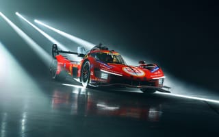 Картинка Феррари 499P, Гиперкар, 5K, 2026, 8K