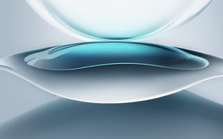 Картинка Светло-голубой, Абстрактный дизайн, Honor MagicBook Pro, Сток, 5K