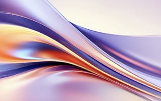 Картинка Абстрактное искусство, Флюидный, 5K, Сток, Honor MagicBook Pro, Градиентные кривые, Металлический, AI