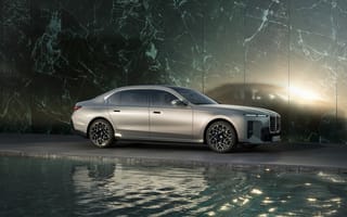 Картинка 2026, 5K, электрический седан, бмв i7, 8K