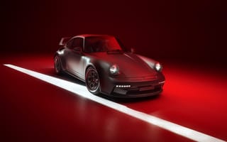 Картинка 8K, Porsche 911, Красный, 5K