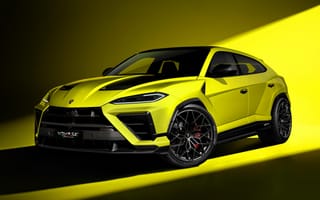 Картинка Lamborghini Urus SE Performante, Желтая эстетика, 5K, 2027