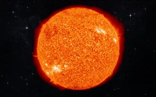 Картинка фотография, космос, солнце, звёзда, Sun, сияние, space