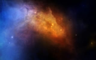 Картинка Звезды, свечение, nebula, туманность