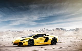 Картинка lp700-4, project au79, ламборгини, Lamborghini, aventador, chrome gold, lb834