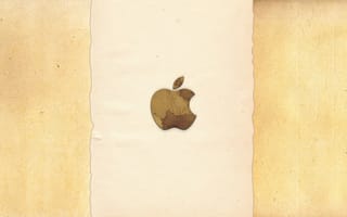 Картинка яблоко, песочный цвет, полоски