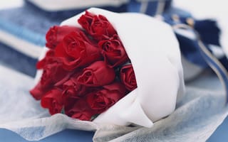 Картинка flowers, roses, ткань, нежность, Букет, красиво, розы
