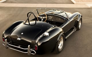 Картинка cobra, 427, classic, back, cabrio, black, Shelby