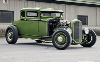 Картинка Ford, Hod Rod, cars, green