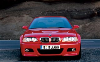 Картинка BMW, БМВ, Купе, 3 Series, Германия, Бавария, Тройка, M3, Спорткар, Красный, E46