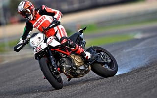 Обои Ducati Hypermotard 1000 SP, Ducati, Дукати, Мото, Дизайн, Италия, Мотоцикл, Техно