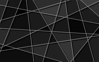 Картинка монохромный, Абстрактные, линия, сеть, Форма, Градиент, Монохромная, черное и белое, шаблон, дизайн, круг, паутина, треугольник, колесо, Симметрия, GIMP