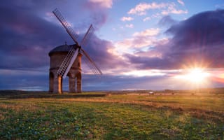 Картинка великобритания, честертон ветряная мельница, уорикшир