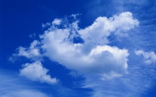 Картинка Облако, небо, Электрический синий, Спокойствие, Метеорологическое явление, Кучевые облака, шаблон, Синий, Солнечный лучик, Дерево, Natural landscape, Симметрия, Мир, пейзаж, Атмосфера, горизонт