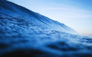 Картинка вода, sea, океан, голубой, blue, ocean, water, волна