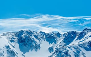 Картинка небо, снег, Горы, Снежная вершина, Цены расширенных лицензий