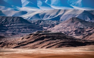 Картинка Аргентина, Пустыня, природа, Горы, Холмы, пейзаж