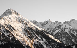 Картинка Горы, снег, природа