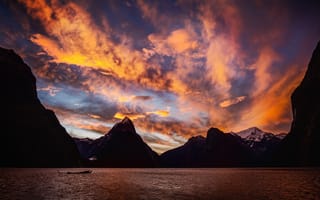 Картинка Трей Ратклифф, пейзаж, природа, Новая Зеландия