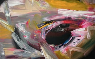 Картинка Jake Andrew, Абстрактные, Холст, традиционное искусство, Брызги краски, Художественное произведение, современное