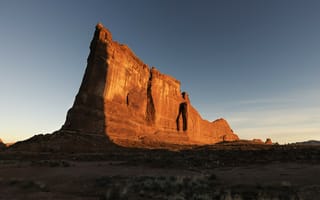Картинка Моаб, Юта, пейзаж, Восход, Navajo rock formations, Горная порода