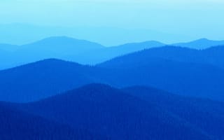 Картинка Windows XP, Blue Hills picture, Colville National Forest, Атмосфера, Mark Karrass, Corbis, Штат Вашингтон, Горы