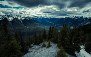 Картинка природа, пейзаж, канада, горы, банф