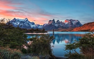Картинка природа, чили, торрес-дель-пайне, патагония, национальный парк