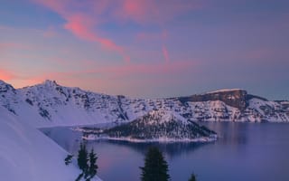 Картинка oregon, the crater lake blues, crater lake