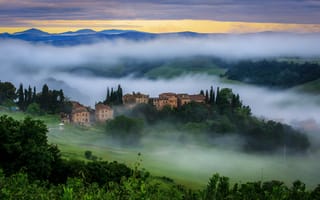 Картинка italy, morning, tuscan