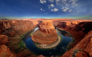 Картинка usa, horseshoe bend, glen canyon, colorado river, arizona