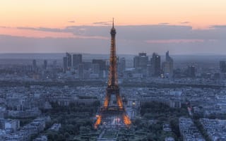 Обои здания, france, эйфелева башня, eiffel tower, paris, париж, панорама, франция