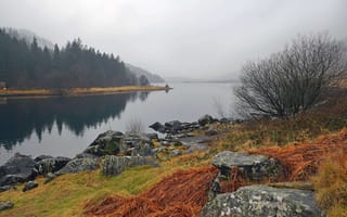 Картинка озера, snowdonia, сноудония, северо-западный уэльс