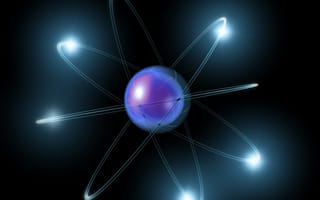 Картинка атом, ядро, электроны
