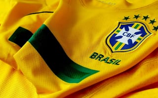 Обои футболка, бразилии, сборная, желтая