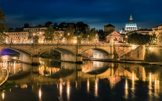Картинка Рим, мост Витторио, Италия