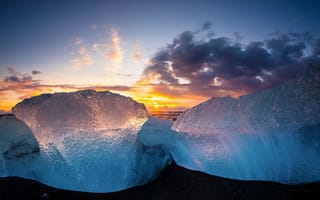 Картинка айсберг, лед, океан