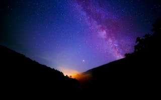 Картинка Млечный путь, горы, фотографии, Digital Universe
