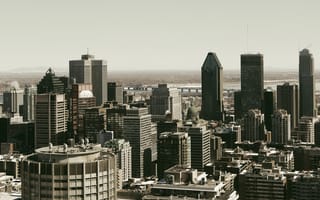 Картинка Канада, пейзаж, Монреаль, город, здания, мост