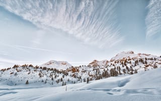 Картинка горы, природа, снег, пейзажи