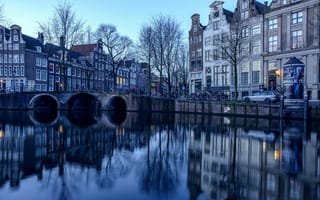 Картинка Amsterdam, Голландия, Амстердам, панорама, Расположен в провинции Северная Голландия, столица и крупнейший город Нидерландов, Нидерланды